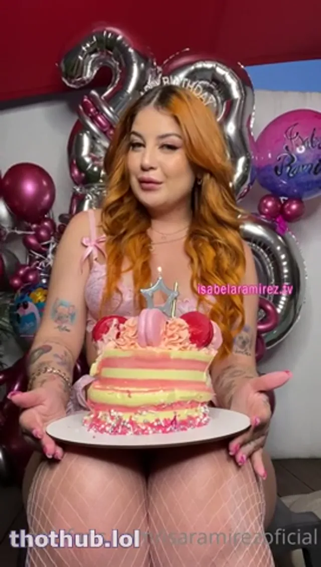 Isabela Ramirez Eating Cake