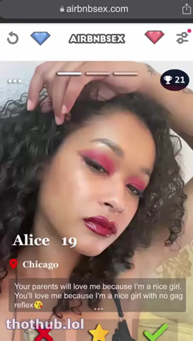 Alice – Petite Ebony Blowjob POV