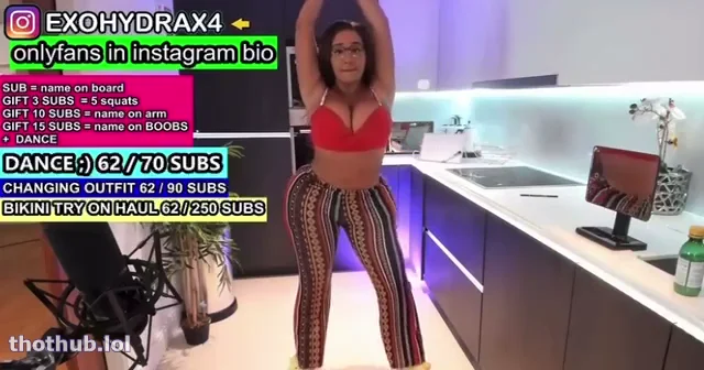 Exohydrax salsa dancing livestream