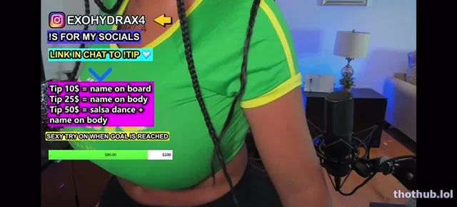 Exohydrax shaking ass a little bit livestream