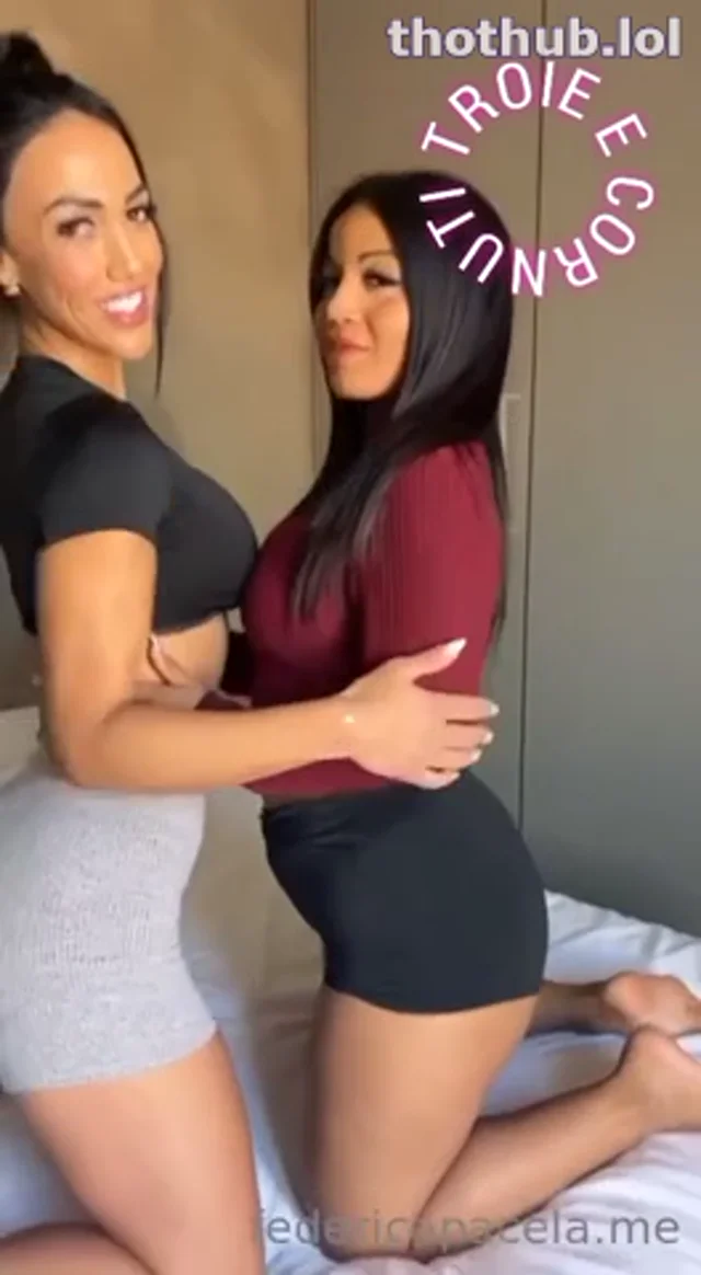 Federica pacela and friend