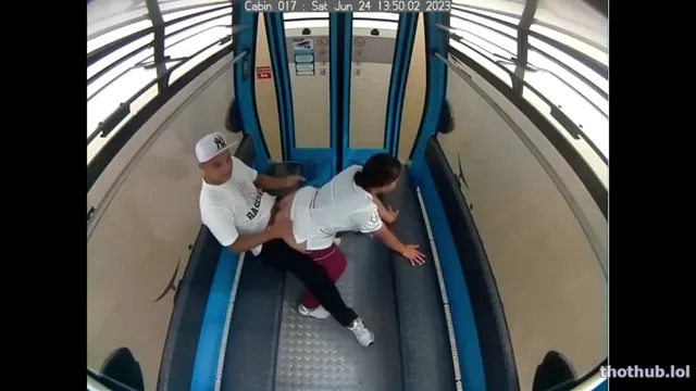 Were caught on a security camera