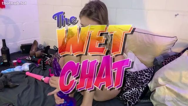 Wet Denise Big Dildo Anal Gaping