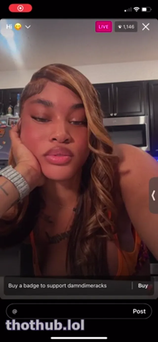Damndimeracks ig live twerking part 3