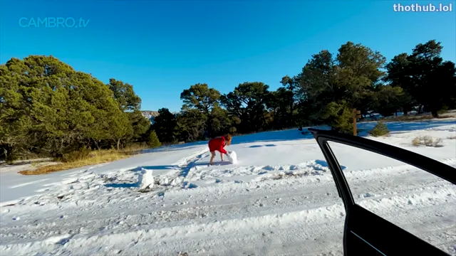 FreckledRed snowman dildo