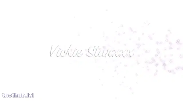 Vickie Starxxx Big Black Natural Ass Rides Big Dildo