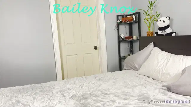 Bailey Knox nude on bed