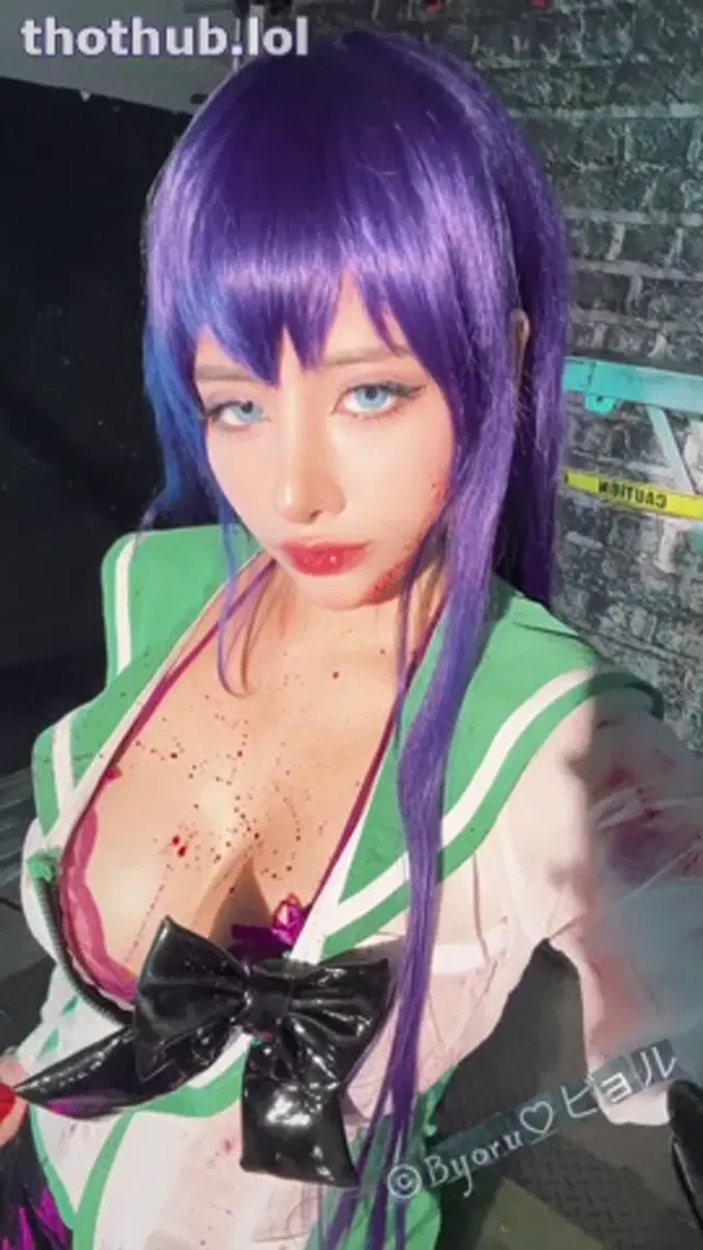 Byoru naked and cosplay Saeko Busujima