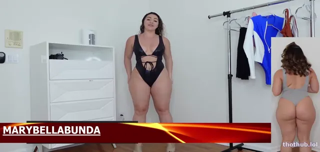 Mary bellabunda black bikini