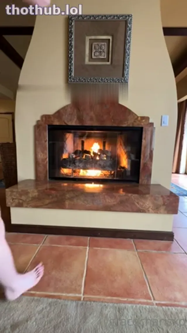 Grace charis fireplace striptease onlyfans video
