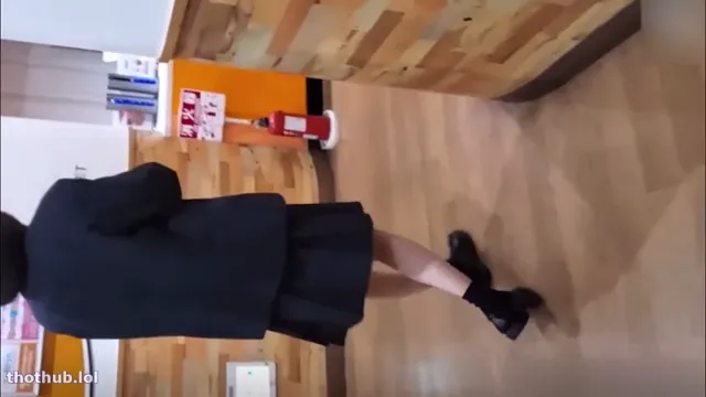 Mio-chan shy blowjob