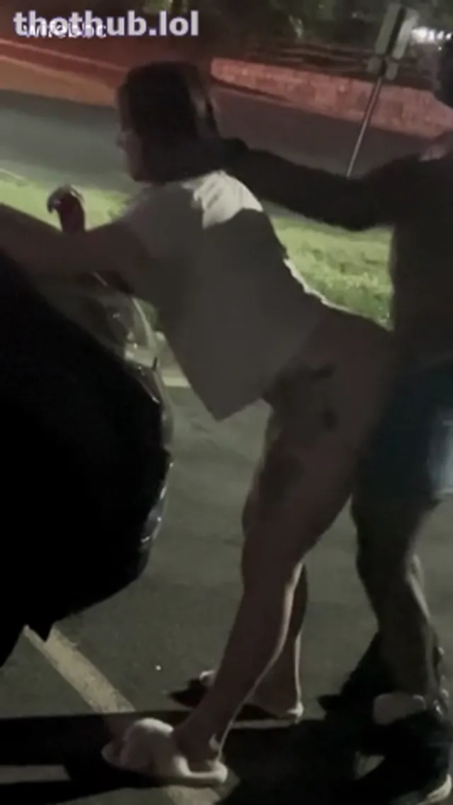 Wife fucks bbc stranger at the parking lot