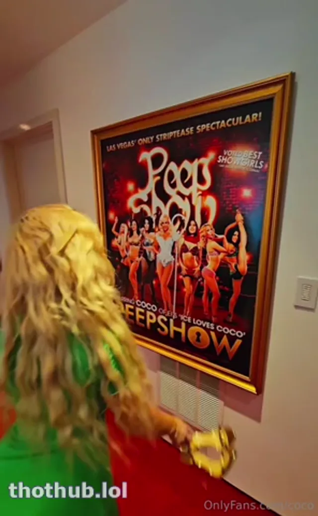 Coco Austin green dress stripping nude