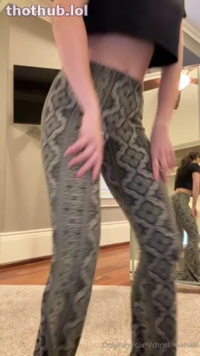 Christina Khalil March Live Anal Play Butt Plug JOI Fansly Onlyfans Leak