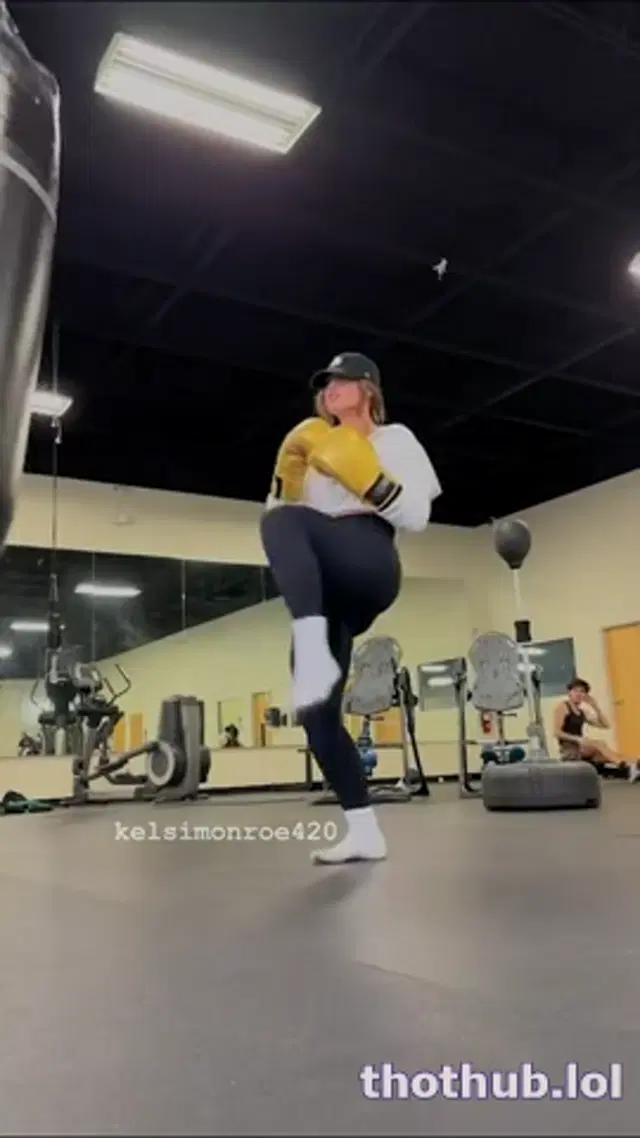 Kelsi Monroe Gym fuck with random kid