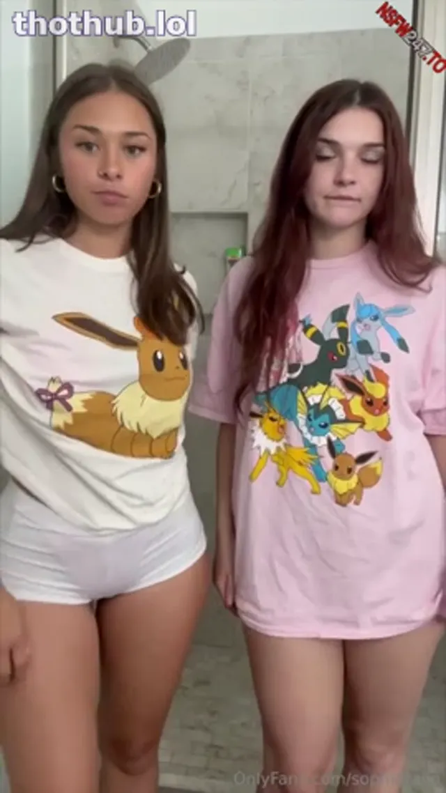 Sophie Rain and Friend in  Shower