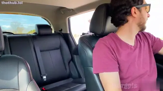 Morgpie-Teen Caught Masturbating In Uber Gives Sloppy Handjob Blowjob
