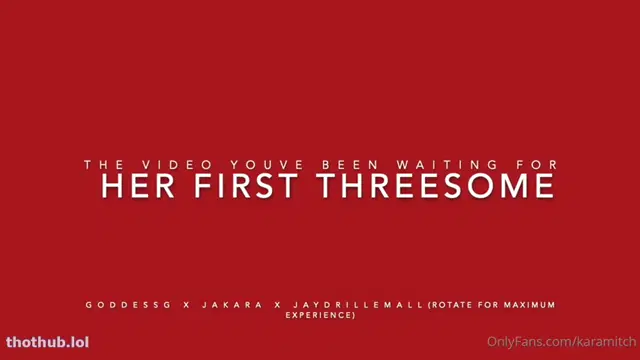 Karamitch x goddessguzman- my first threesome