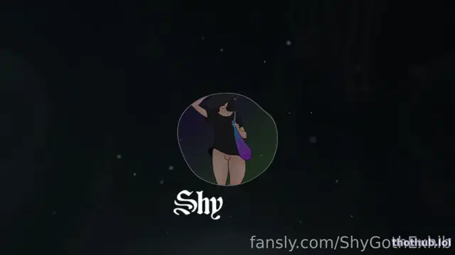 Shea aka ShyGothExhib – Public Stairway That Is Full Of Plants With A Slit Skirt