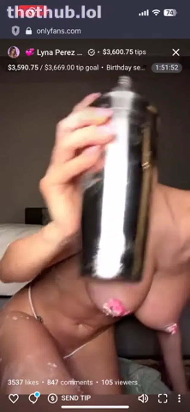Lyna Perez Creamy Naked Tits Onlyfans