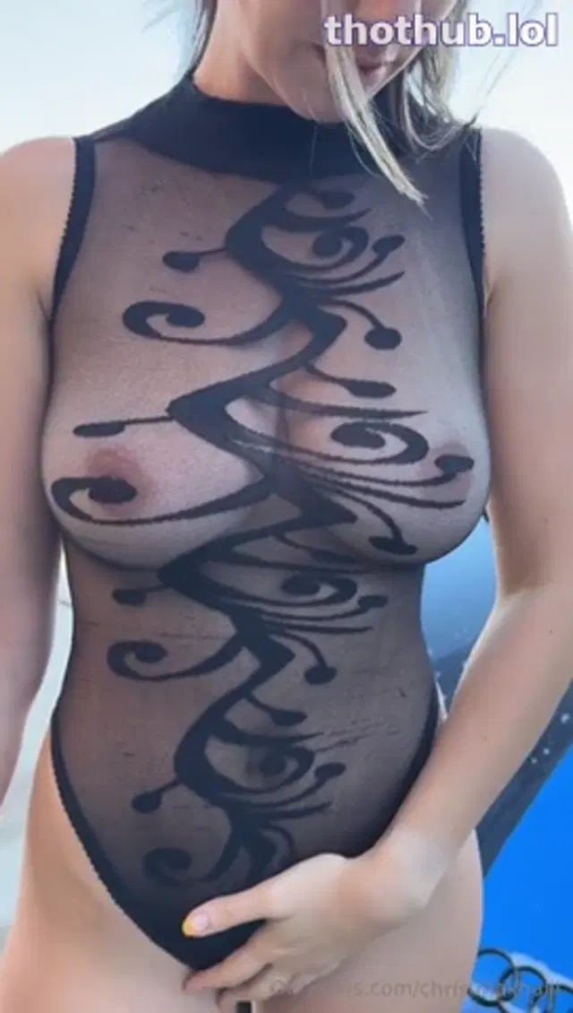Christina Khalil black lingerie car wash