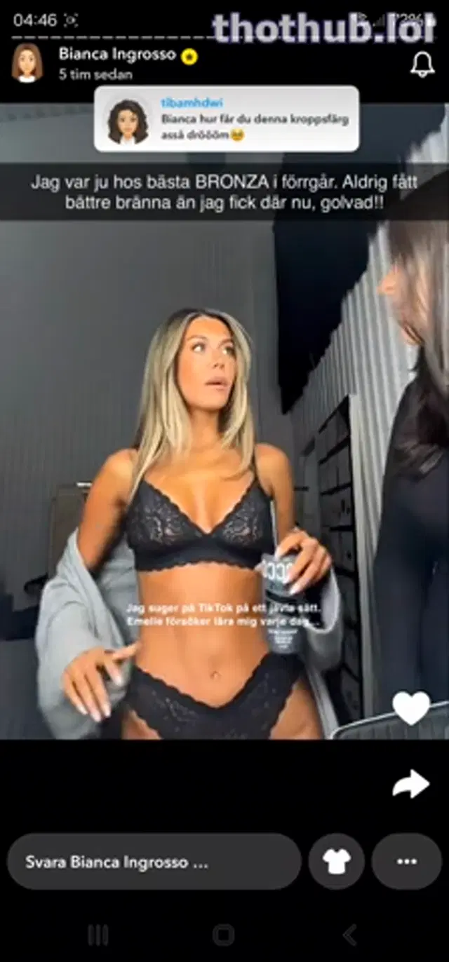BIANCA INGROSSO – SEXY LINGERIE