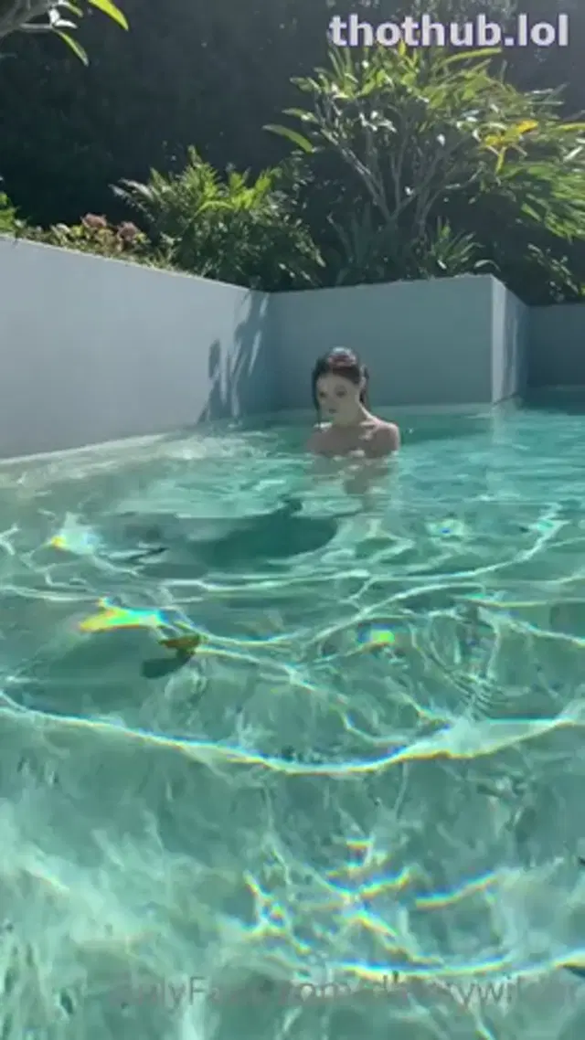 Dainty Wilder Premium Pool BG Dick Ride And Creampie Sex Tape