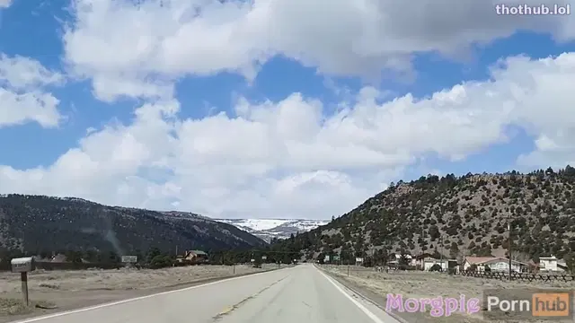 Morgpie Horny During Roadtrip, Creampie me in a National Forest