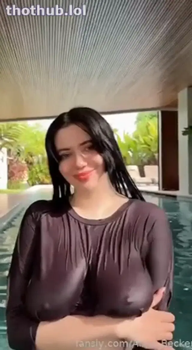 ALINA BECKER NIPPLES THROUGH WET SHIRT