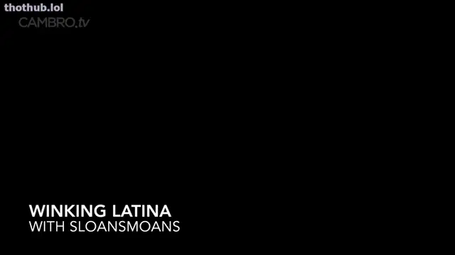 Winking latina sloansmoans