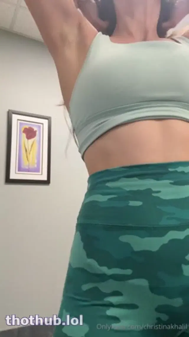 Christina Khalil nude Army lingerie striptease