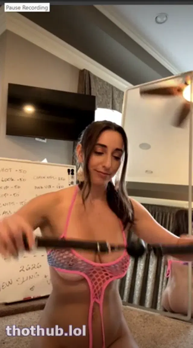 Christina Khalil Live Aug Anal Pussy Shower Part