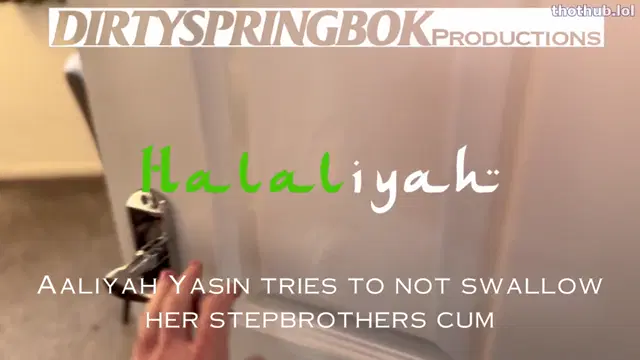 Aaliyah.yasin Hijab POV blowjob and swallows cum