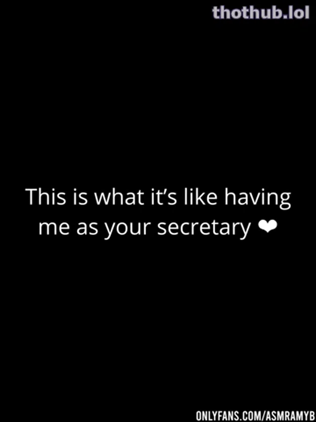 Asmramyb secretary huge tits