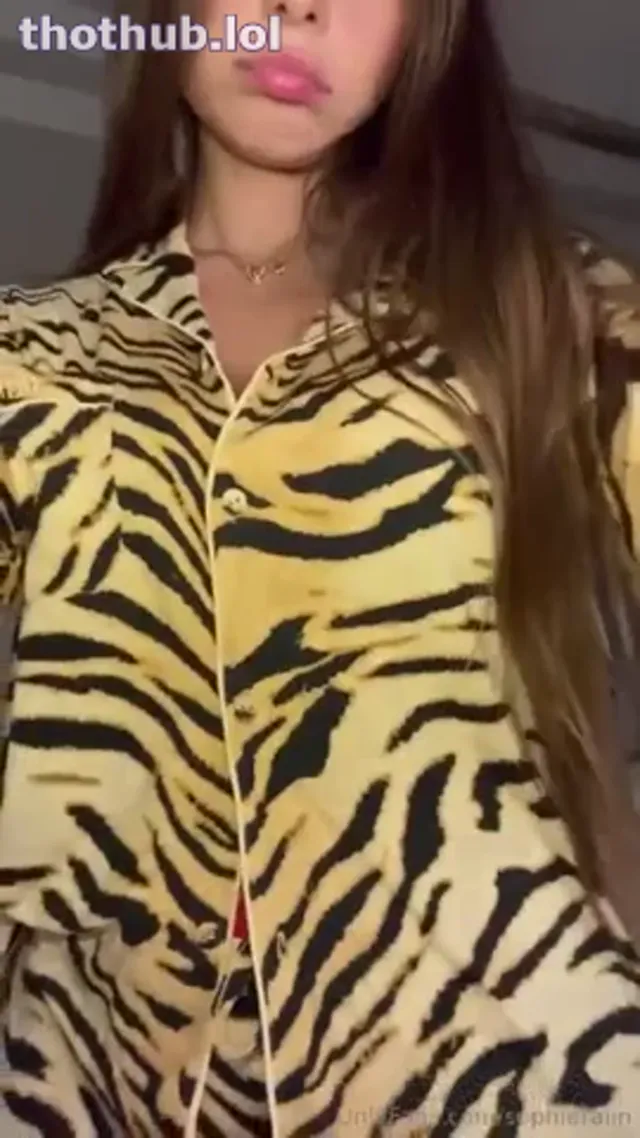 Sophie Rain Red Lingerie