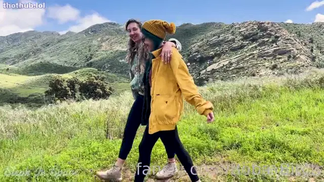 StephinSpace and Boba Bitch Windy Naked Hike