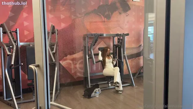 Alanna Pow Gets Drilled After A Gym Session