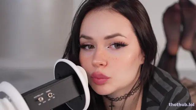 Miss Lily ASMR ear licking