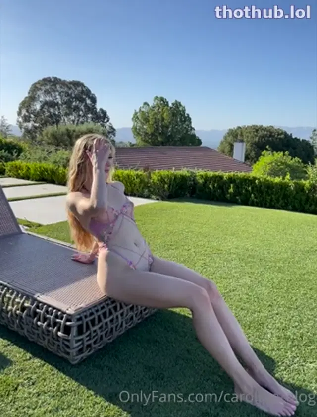 Caroline Zalog Exclusive See Through Tits