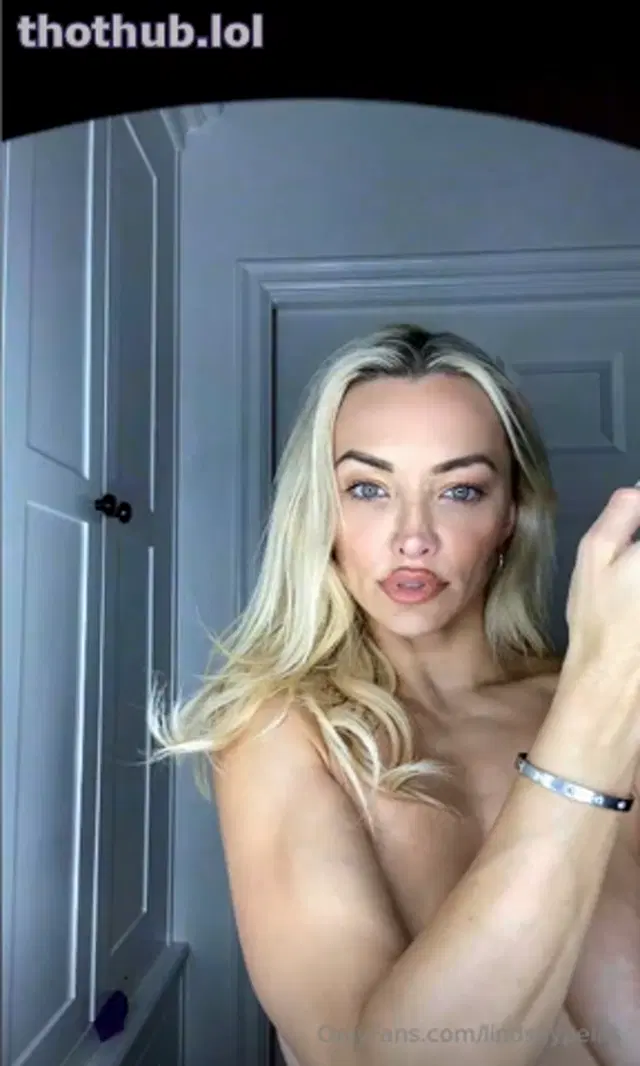Lindsey Pelas nude creaming her nips