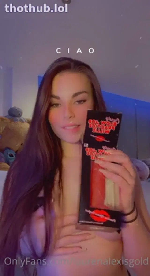 Lauren Alexis – Candy Dildo Deepthroat Onlyfans Video Leaked