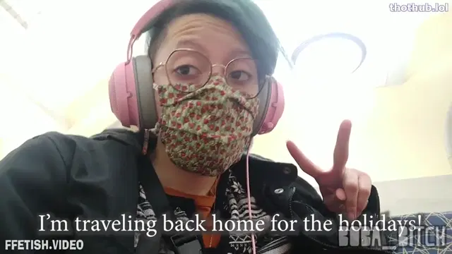 Boba_Bitch Masturbation in Public Train