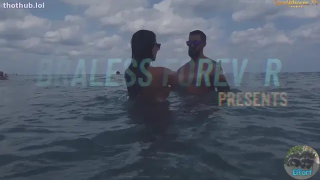 Bralessforever / Bitchinbubba – Emma & Rocky Naughty in Haulover Nudist Beach