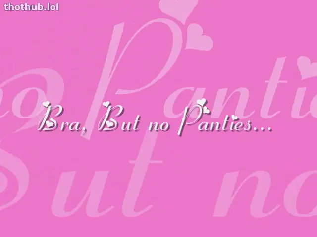 Carlotta Champagne – Bra, But no Panties