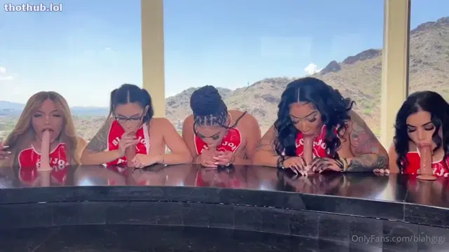 BlahGigi blowjob orgy