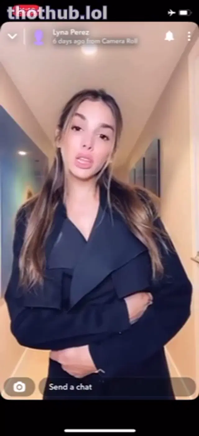 Lyna Perez black lingerie