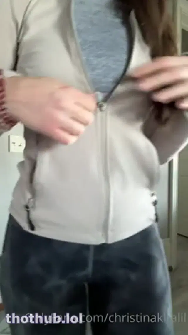 Christina Khalil Gym Outfit Tease Video Leaked