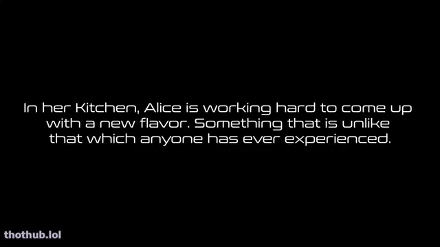 Lana rain alice creates a new dimension of flavor
