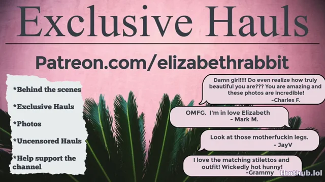 ElizabethRabbit Bikini Try On Haul YT