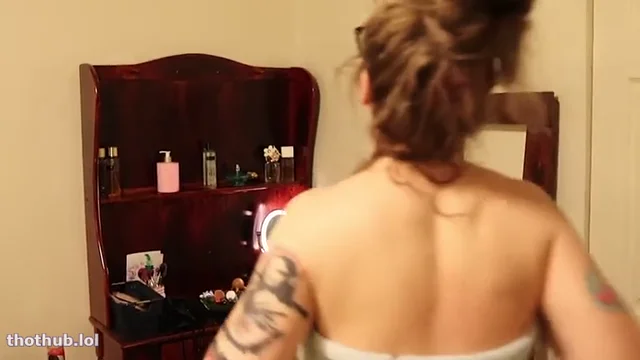 ElizabethRabbit Nude Lotion Then Shower